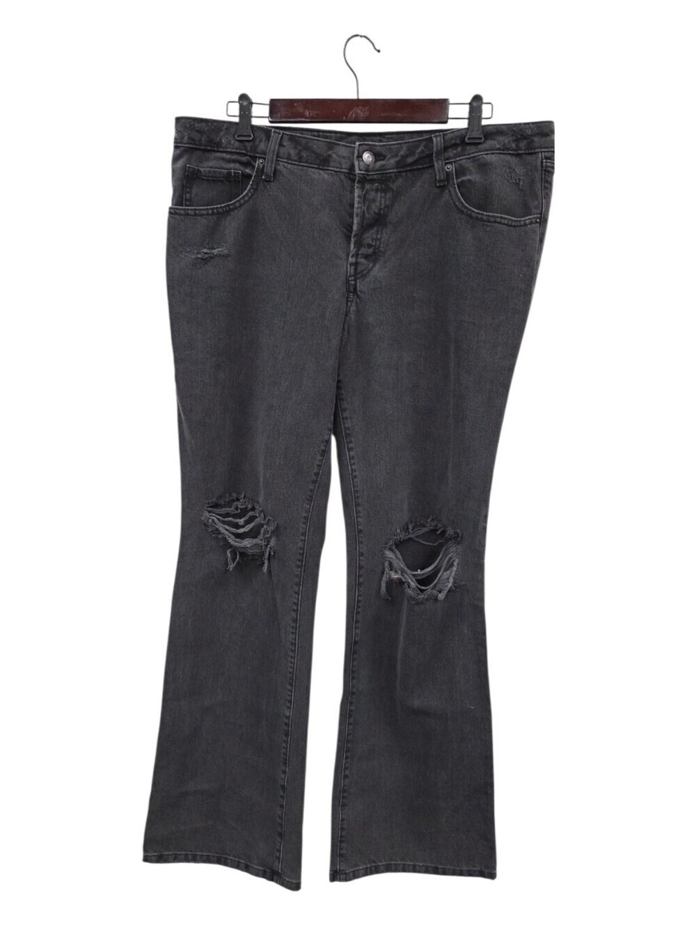 Wild fable 14 Women’s Distressed Black Flare Jeans